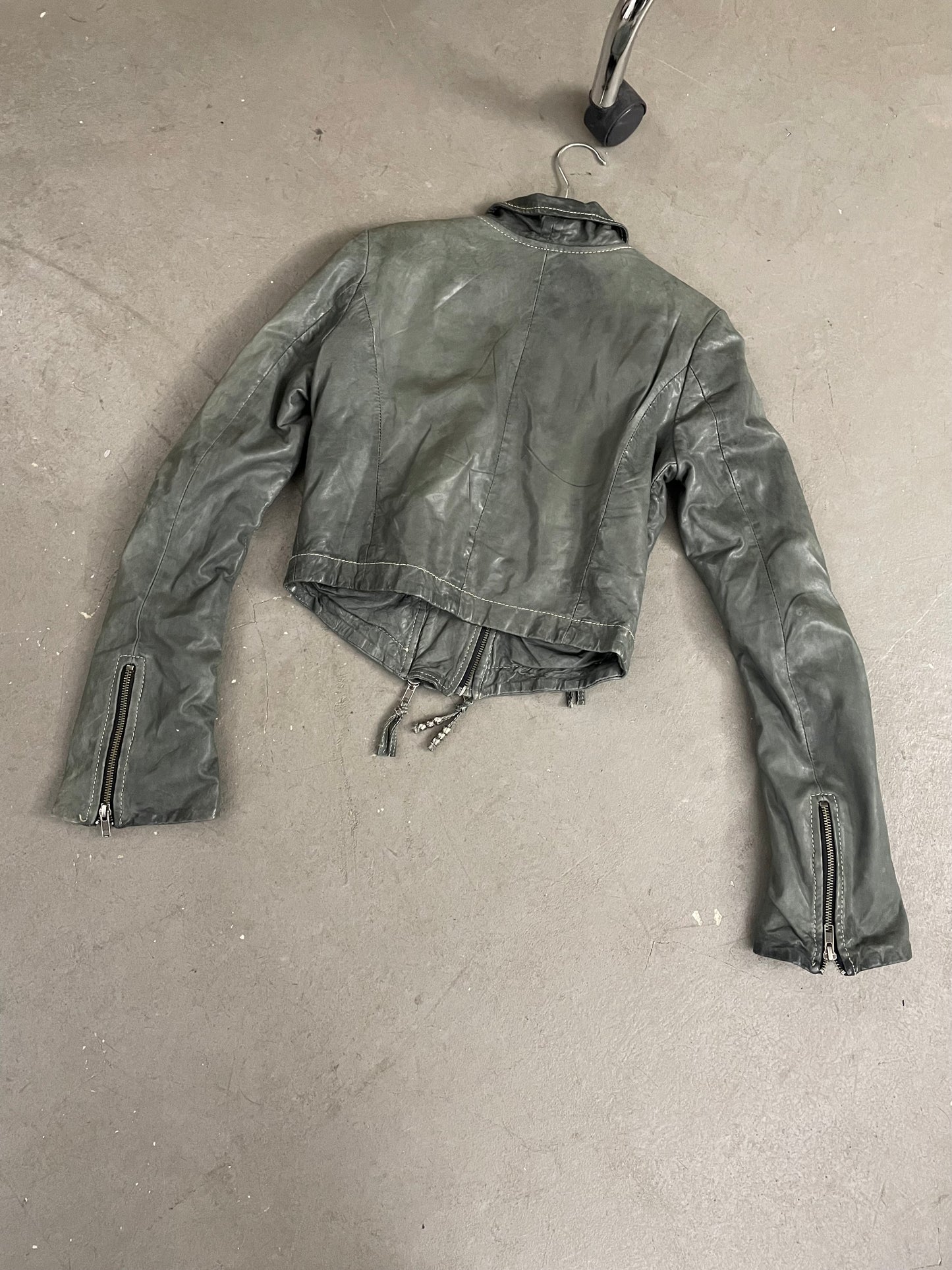 Nolita short leather jacket