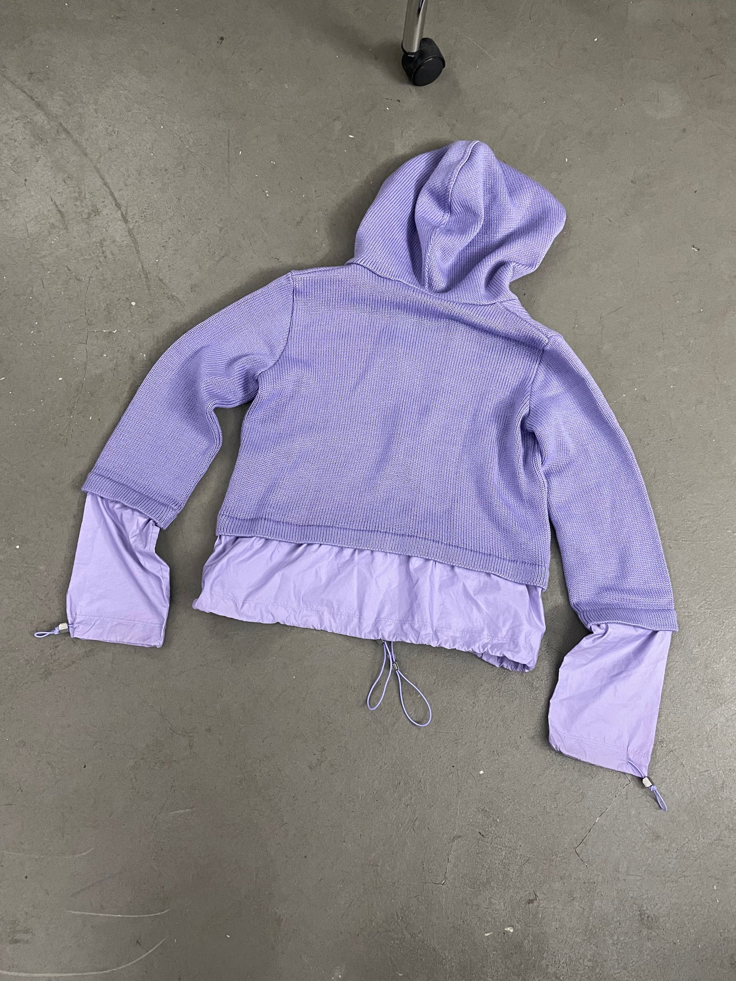 Purple zip up jacket