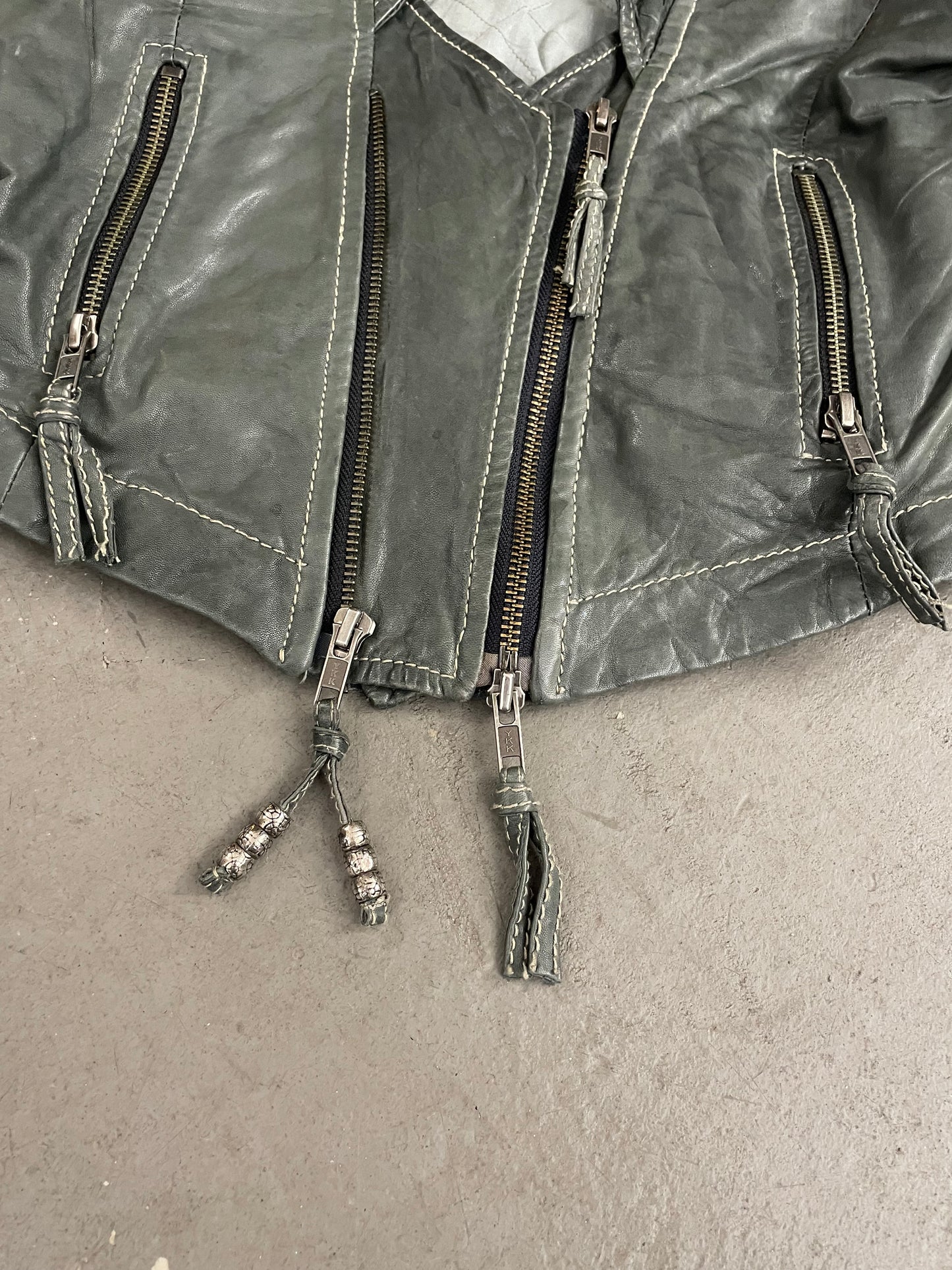 Nolita short leather jacket