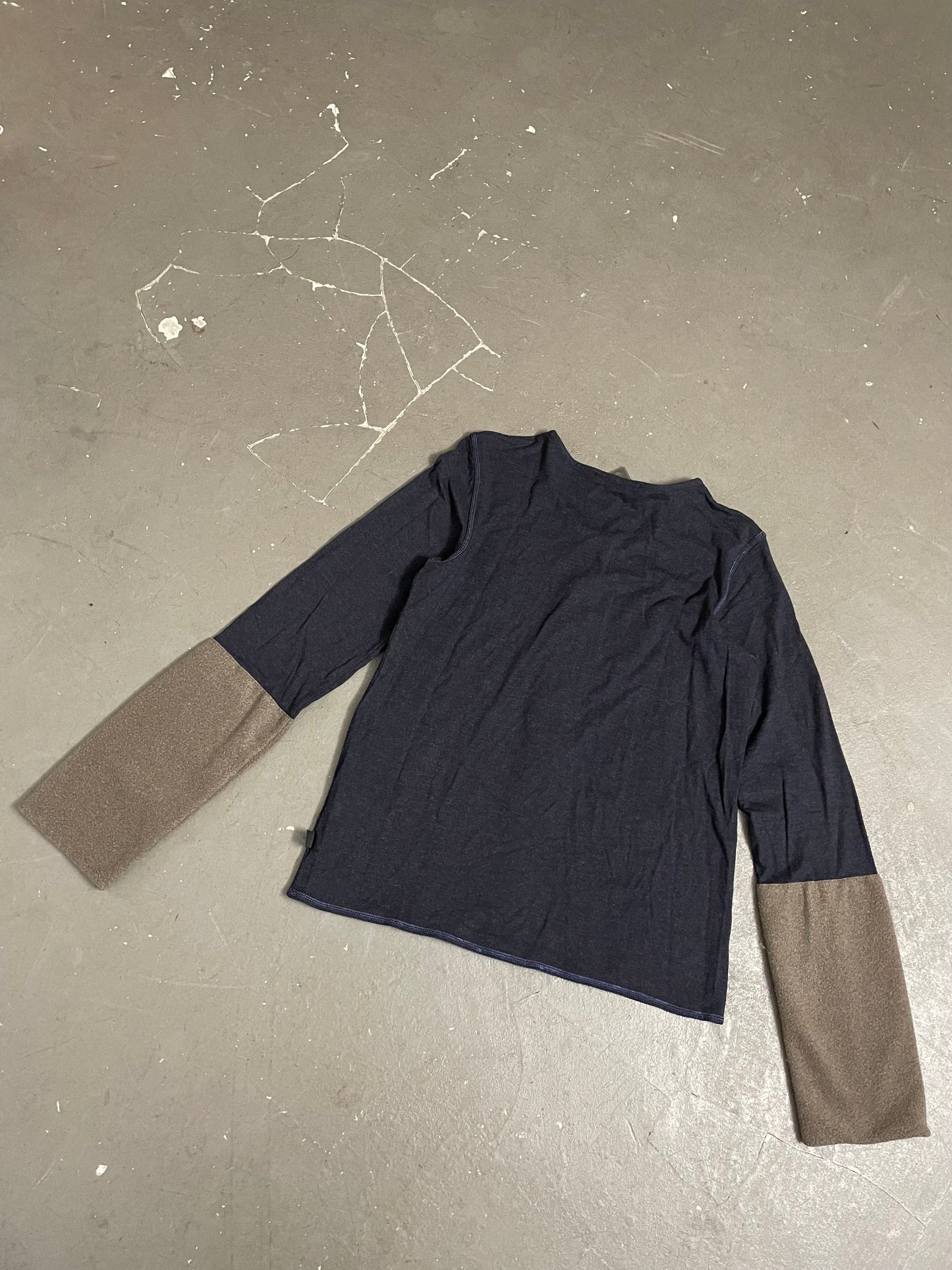 Marithe longsleeve with fleece details