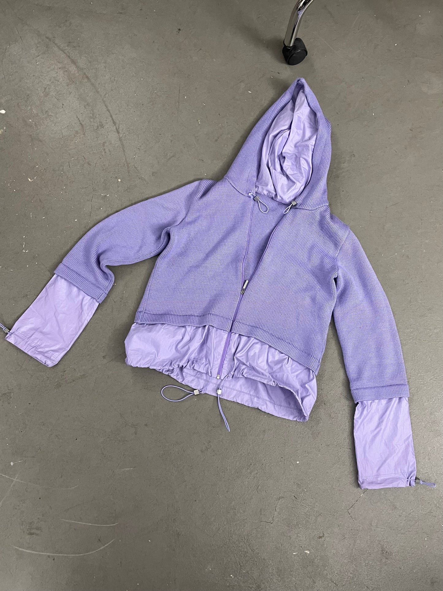 Purple zip up jacket